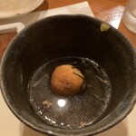 串かつ おこし - こめ ライスコロッケのお茶漬け