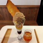 木下茶園 - 芋栗南京パフェ