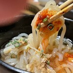 赤身肉じゃんか中目店 - ハーフ冷麺はシンプルで締めにピッタリ