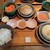 ブランチハンバーグ - 料理写真:Wハンバーグ定食　チーズトッピング　トマトバターソース