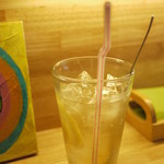 アボカド＆イタリアンバル トディーズ - 酢ジュース。ランチでも少しプラスすると飲めるよ。酸っぱーくて美味しい。お好みの味で