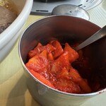 髭 - キムチはかなり入ってました。