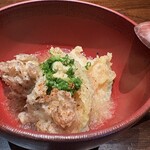 石の蔵 - 温菜　旬野菜天ぷらの揚げ出し