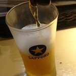 ビフテキ重・肉飯 ロマン亭 - 生ビールがあるじゃないか～生ビールがあるじゃないか♪