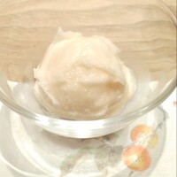 おたる政寿司 - 潮騒コース デザート 桃のシャーベット