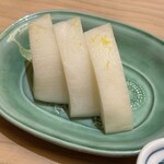兄弟寿し - 大根の漬物