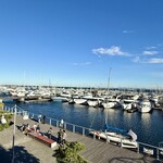 ベイサイド ロースタリーコーヒー - ヨットハーバーの眺め、気持ちいい所です