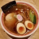 麺や みかん - 味玉中華そば(巻きバラチャーシュー2枚)