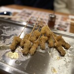 秋吉 - 串カツ（牛肉）