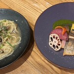 健康スタジオ&レストラン ワクパク - 和ハーブのパスタ