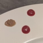 restaurant Et ... - ビーツとラズベリー、茗荷を使ったソース