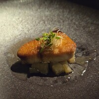 THE GRAND 47 - 活けメブリのラケ 庄内砂丘大根のブレゼと生姜オイル