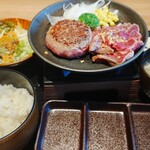 とろけるハンバーグ 福よし - 