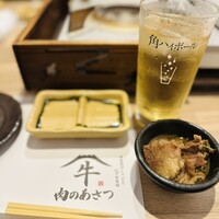 黄金出汁しゃぶと江戸前寿司 肉のあさつ 梅田お初天神店 - 