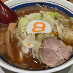 8番らーめん - 基本の醤油ラーメン
