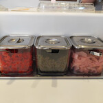 カレーショップ インデアン  音更店 - 3種類の薬味