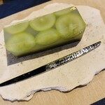 茶寮 HANARE - 「季節のようかん シャインマスカット」800円税込み♫