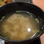 吉野家 - あおさの味噌汁です