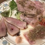 北千住 ビストロ男前 - 前菜３種盛