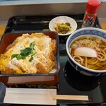 前沢レストラン - 料理写真:カツ重 小麺セット