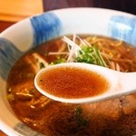 らーめん ひなた - 鶏ガラ正油（スープ）