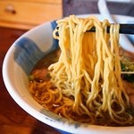 らーめん ひなた - 鶏ガラ正油（麺）