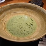 東山 吉寿 - いちじく&アンコを食した後のお抹茶♡(人*´∀｀)