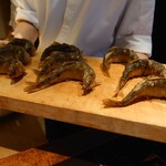 東山 吉寿 - 鮎は,素揚げです( *´艸｀)