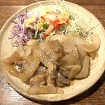 味噌めしや まるたま - 紅豚味噌生姜焼き