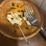 ワインビストロ路地裏 - チーズ盛り合わせ