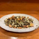 ほ志の - つぶ貝ときのこのジェノヴェーゼソテー