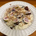 ほ志の - いちじくとゴルゴンゾーラ、くるみのリゾット