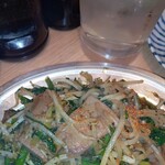 立ち呑み 晩杯屋 - レバニラ炒め