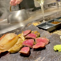 鉄板焼き 太縁 - 