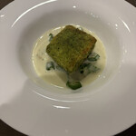 ビストロらあく - 鱸の香草パン粉焼き