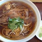 吉祥庵 - 豚角煮蕎麦（900円）