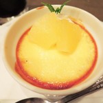グリル マルヨシ - 手作りプリンで優しいお味です。甘さが控えめでいいね。