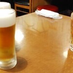 トラノコ - ビールで乾杯