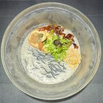 ヌードルアートギャラリーリョータテヅカ - 【限定】BLACK冷彩担々麺〜BLACK SOYS ILLUSION 5〜(2,000円)