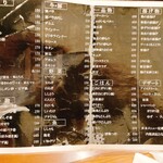 焼鳥風 - メニュー