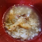 中華そば GO.TO.KU 仁 - 鯛飯&あら炊き中華そば(塩)スープ