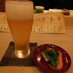 やま下 - 蒸しあわび・タコ小豆煮・芝エビ