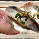 きづなすし - 鯵 鰯  鰤美味しい