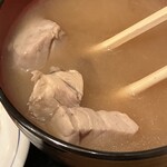 九絵 - あら汁のアップ