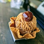 栗助 長瀞店 - マロンブランソフト