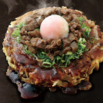 錦わらい - 【お好み焼き】牛すじぼっかけ玉