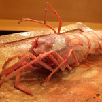 湯がいた赤座海老