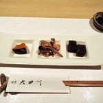 割烹 大田川 - 2014.11ランチの前菜