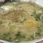 長浜ラーメン 一心亭 - 替玉後！