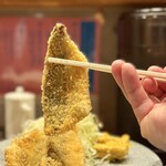 創作おばんざい もっとしあわせになりたい・・ - アジフライ